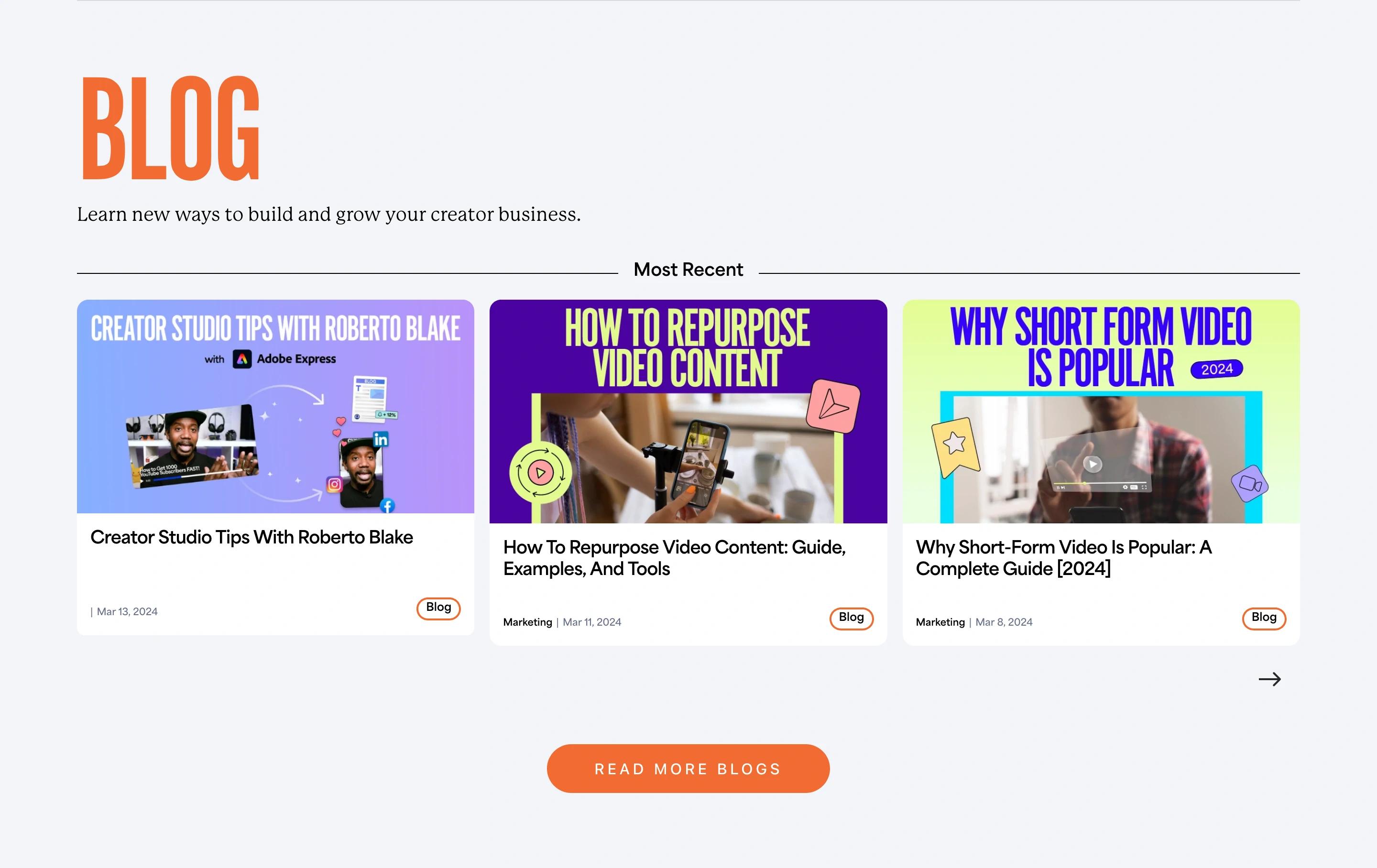 Blog Section Design Inspiration - Unsection