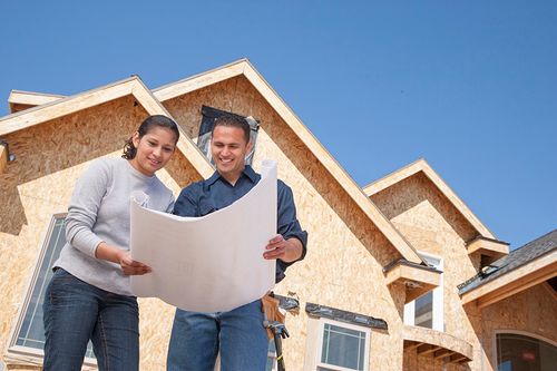 Houses in neighborhood