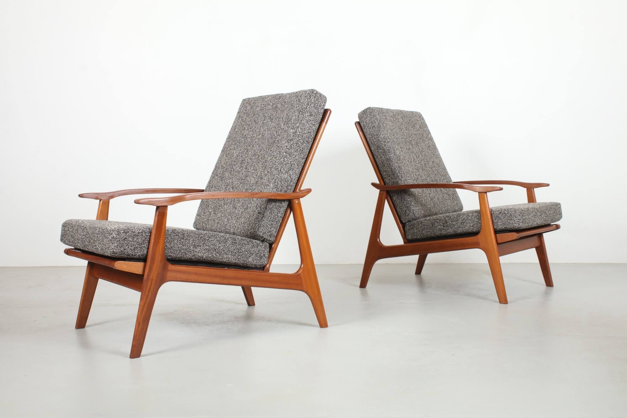 Pair of Refined NZ MidCentury Armchairs by Airest