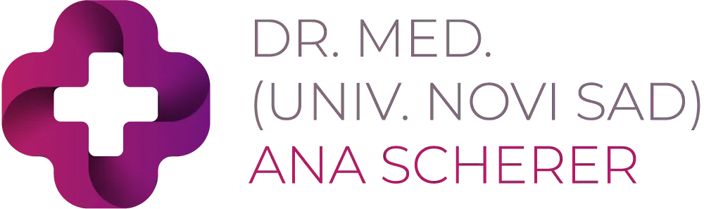 Dr. Med. (Univ Novi Sad) Ana Scherer Hausarztpraxis Logo