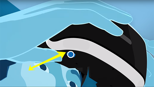 Location of Scope Adjustment Button