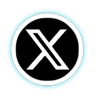 X (formerly Twitter) social icon