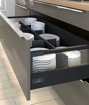 Nordic Kitchen Collection: Minimalist Design Meets Functionality - Nordic Kitchen Appliance Display Cabinet