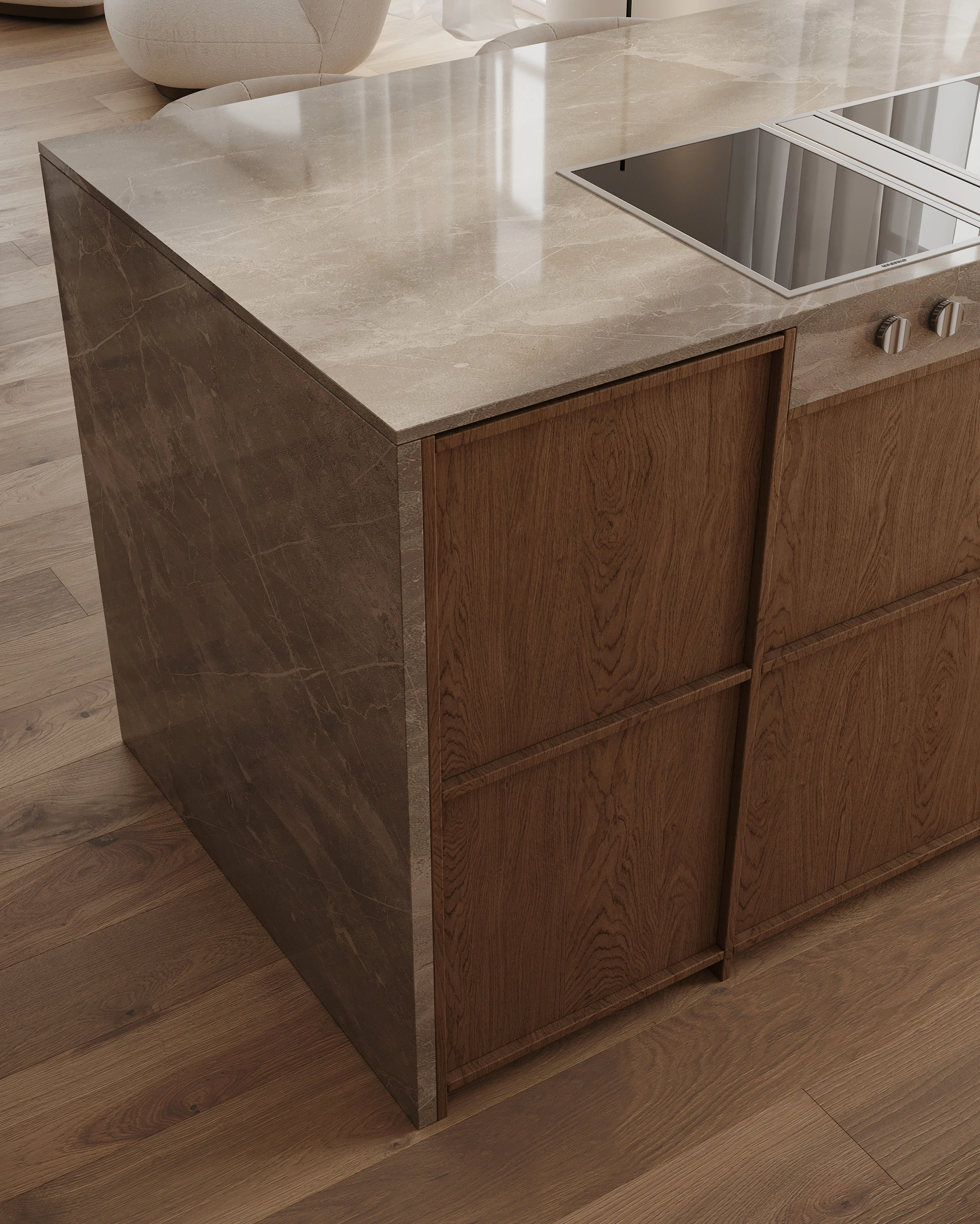 A closer look at Eco Friendly Designer Kitchen Penthouse