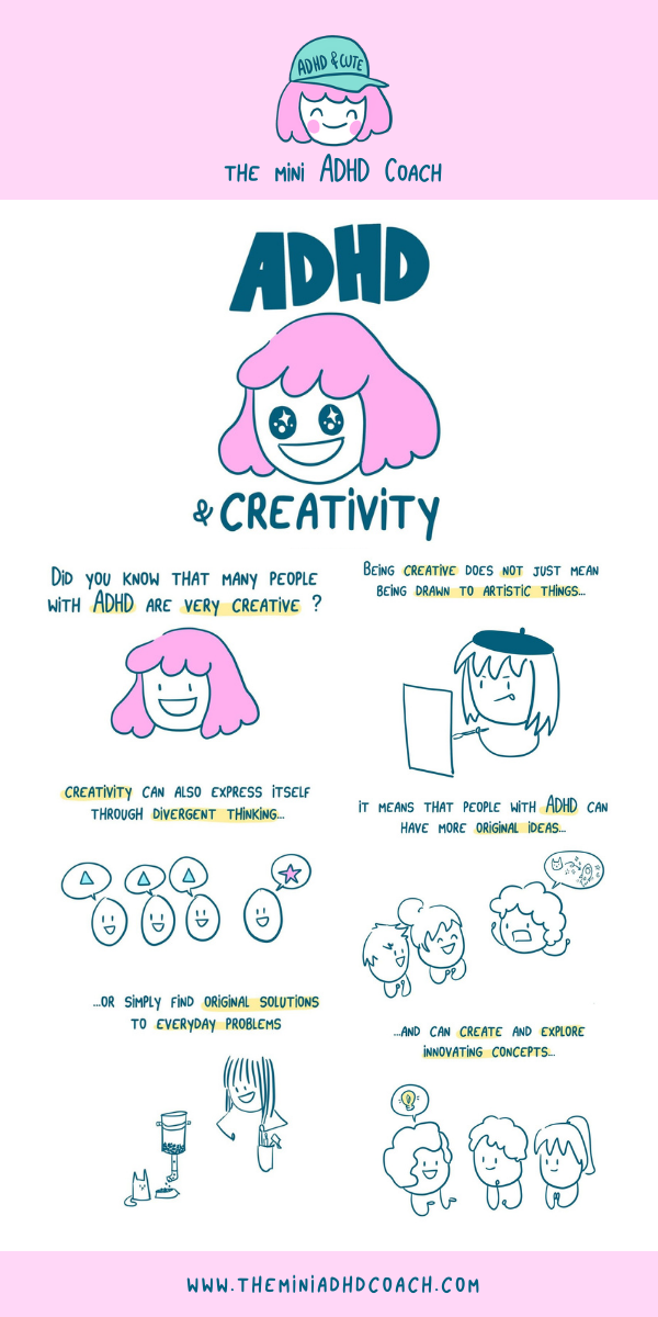 ADHD & Creativity: Reasons Why We Think Outside the Box