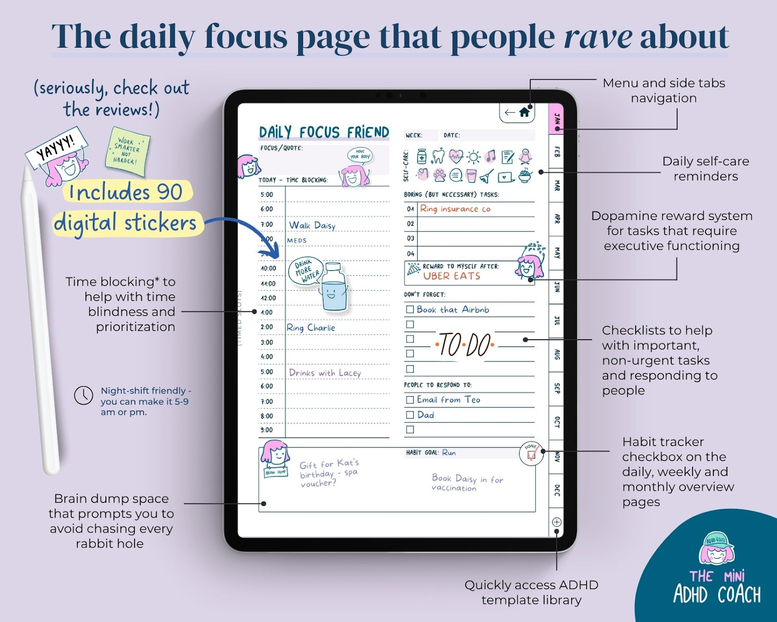 Why ADHD Planners Are The Best Planners For ADHD Brains