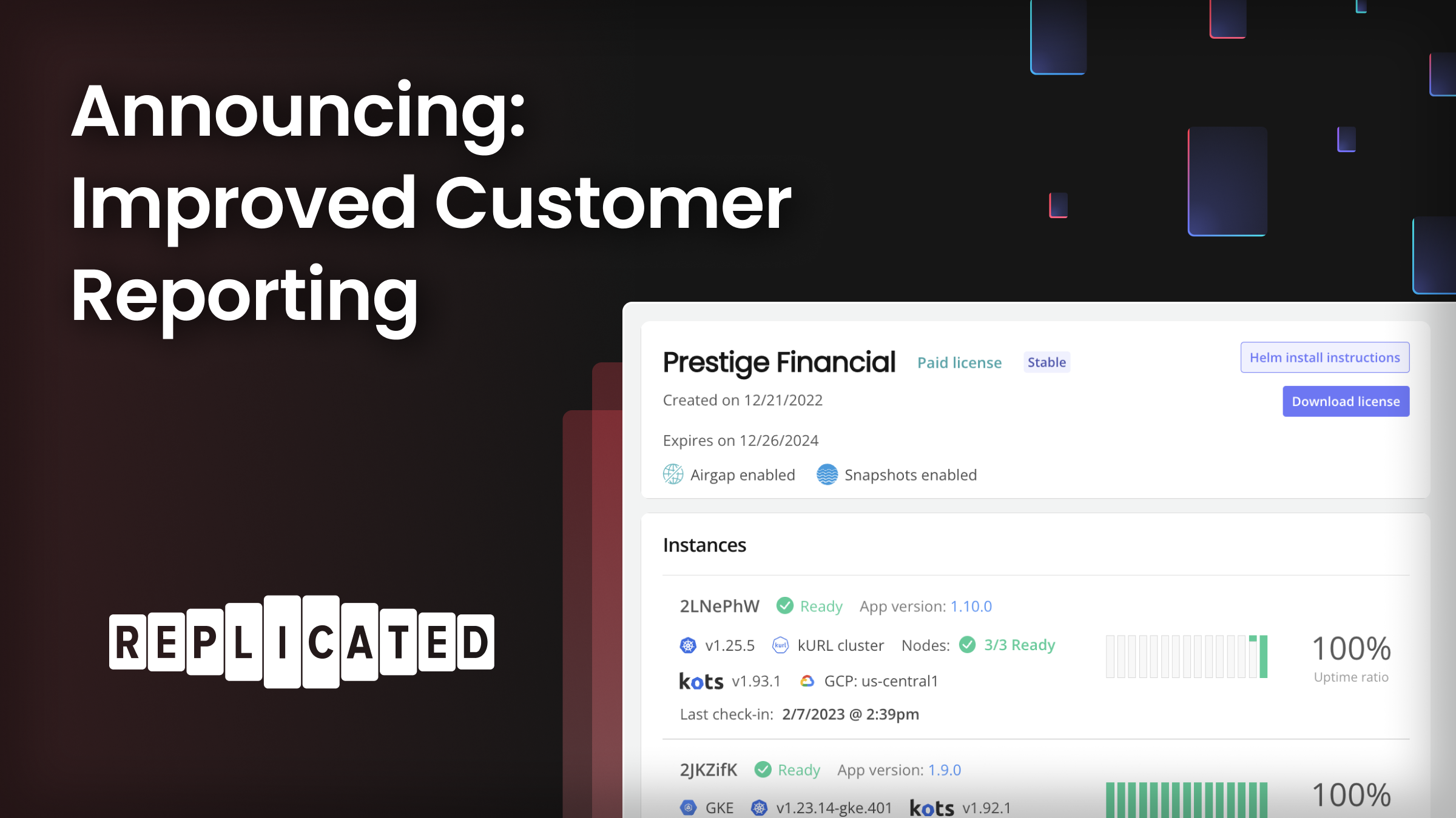 Announcing Improved Customer Reporting
