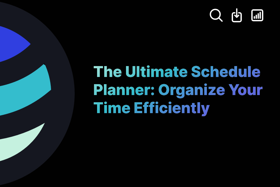 The Ultimate Schedule Planner Organize Your Time Efficiently ExactBuyer