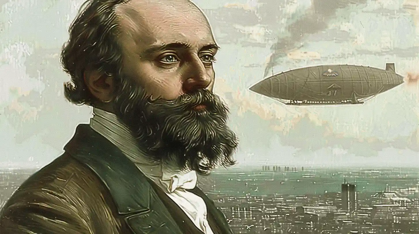 Henri Giffard & The First Steam Powered Airship
