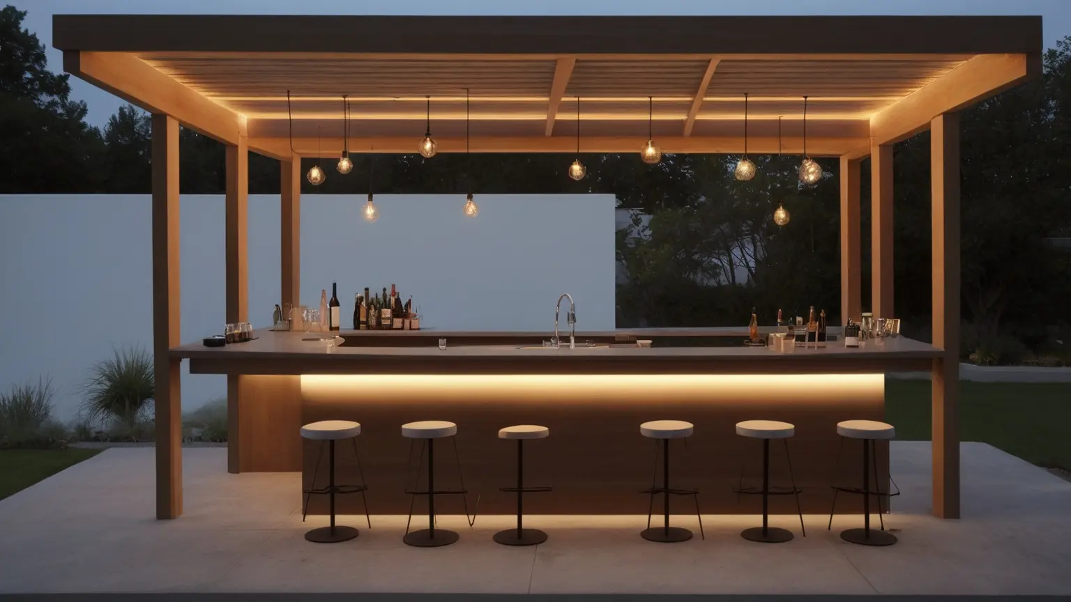 Stylish Gazebo Bar Ideas for Outdoor Entertaining