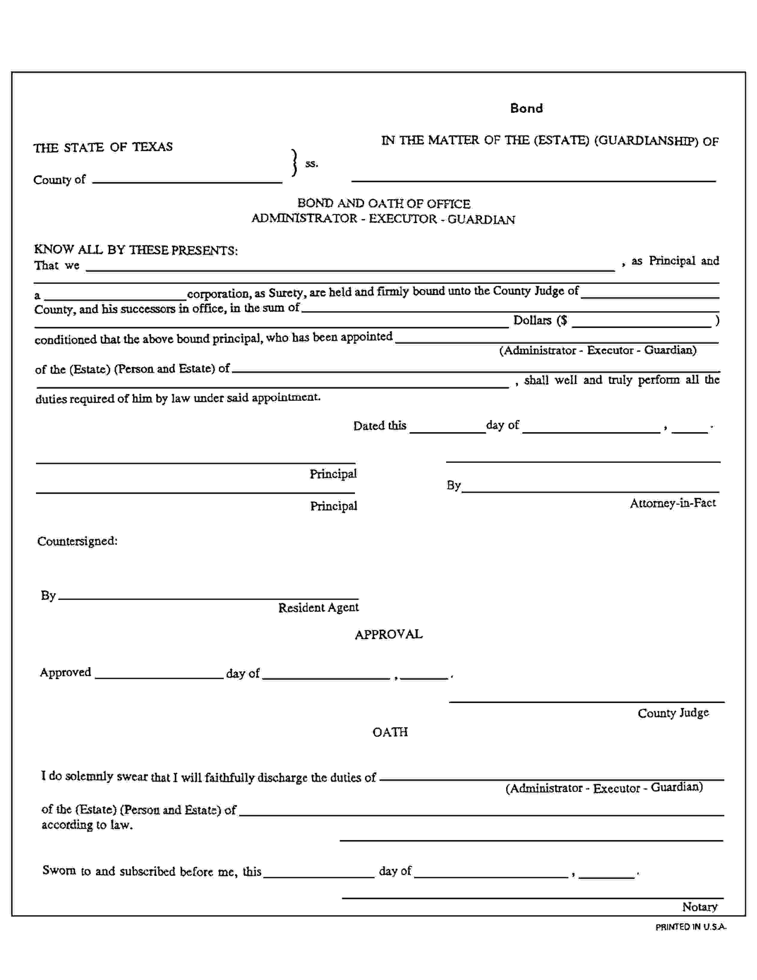 Bond List Surety Bond Professionals