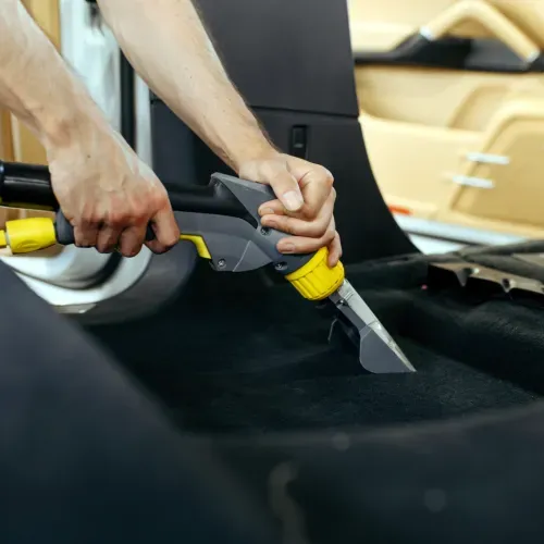 Interior detailing and trim restoration