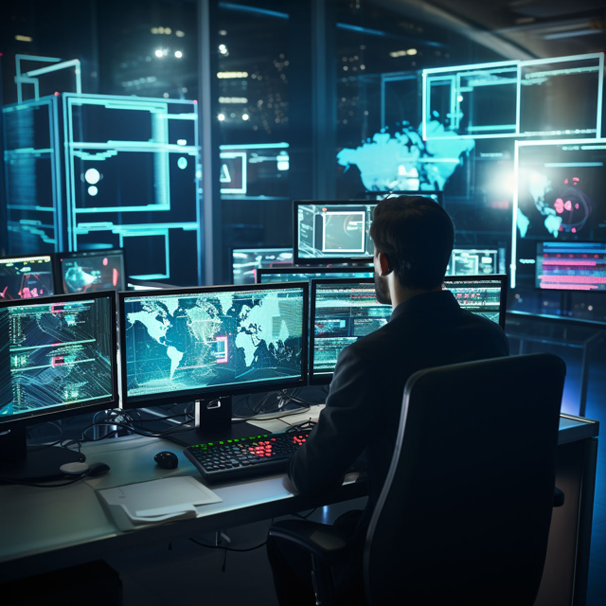 Security Operations Center Landing Page