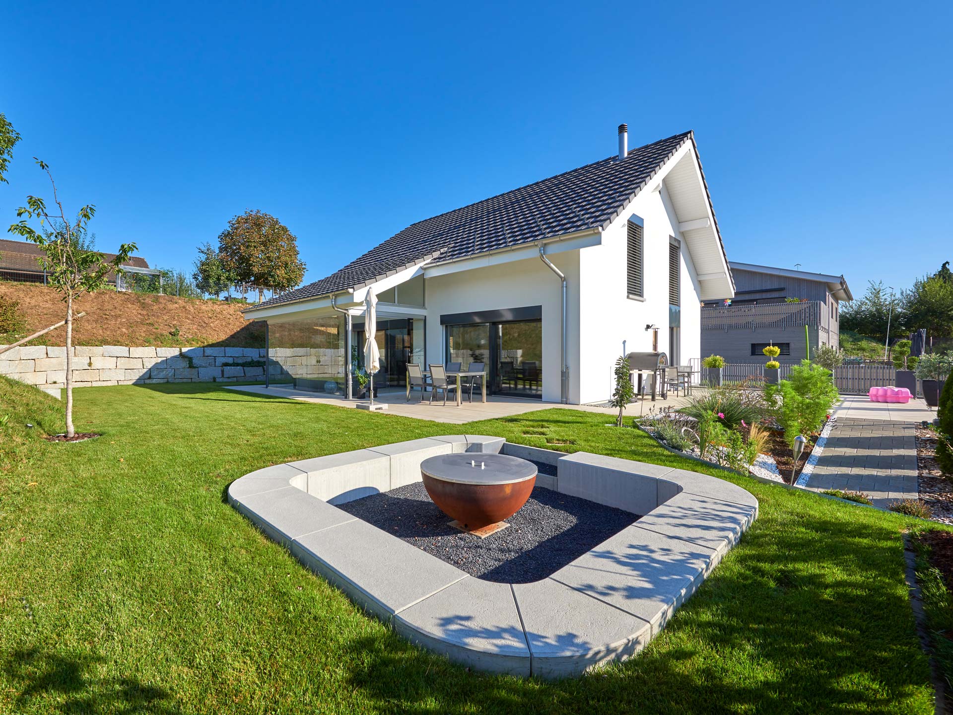 Grosse Zimmer, kleine Verkehrsflächen