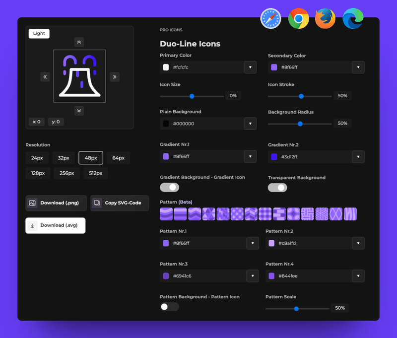 Iconizer: Customizable Icon Sets for your Design! Custom Icons for Free SVG