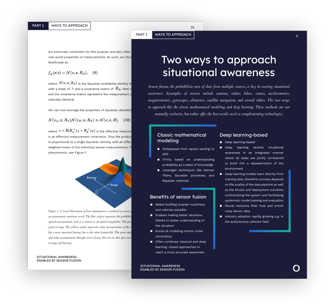 Sample pages of sensor fusion ebook