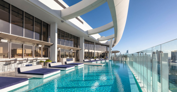 the star pool area