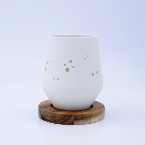 fint Porzellan Leipzig handgemacht Kerzenleuchte