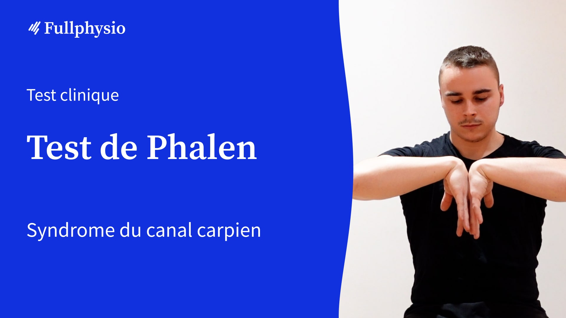 Vidéo de test Test de Phalen