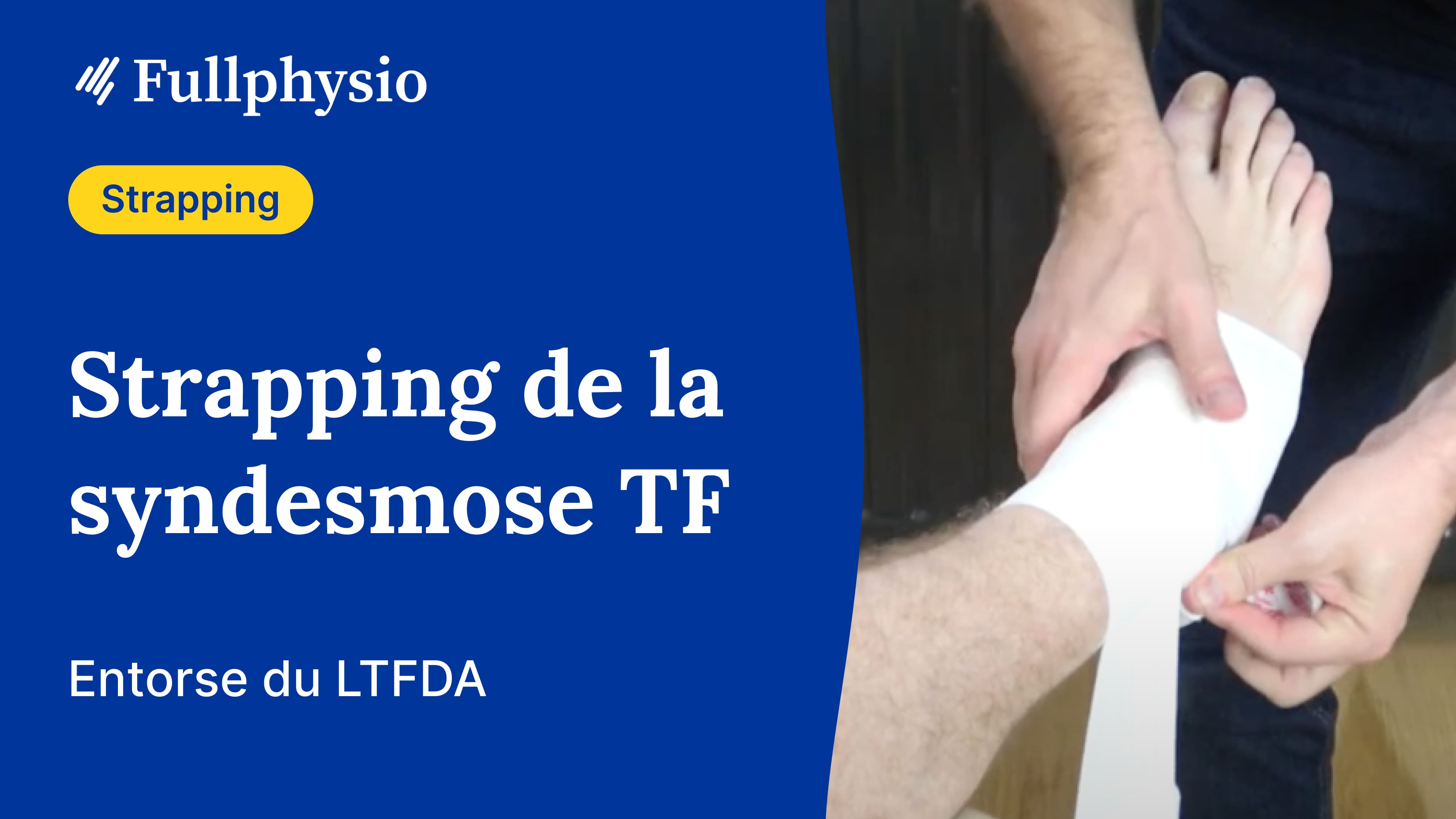 Strapping de l'épaule