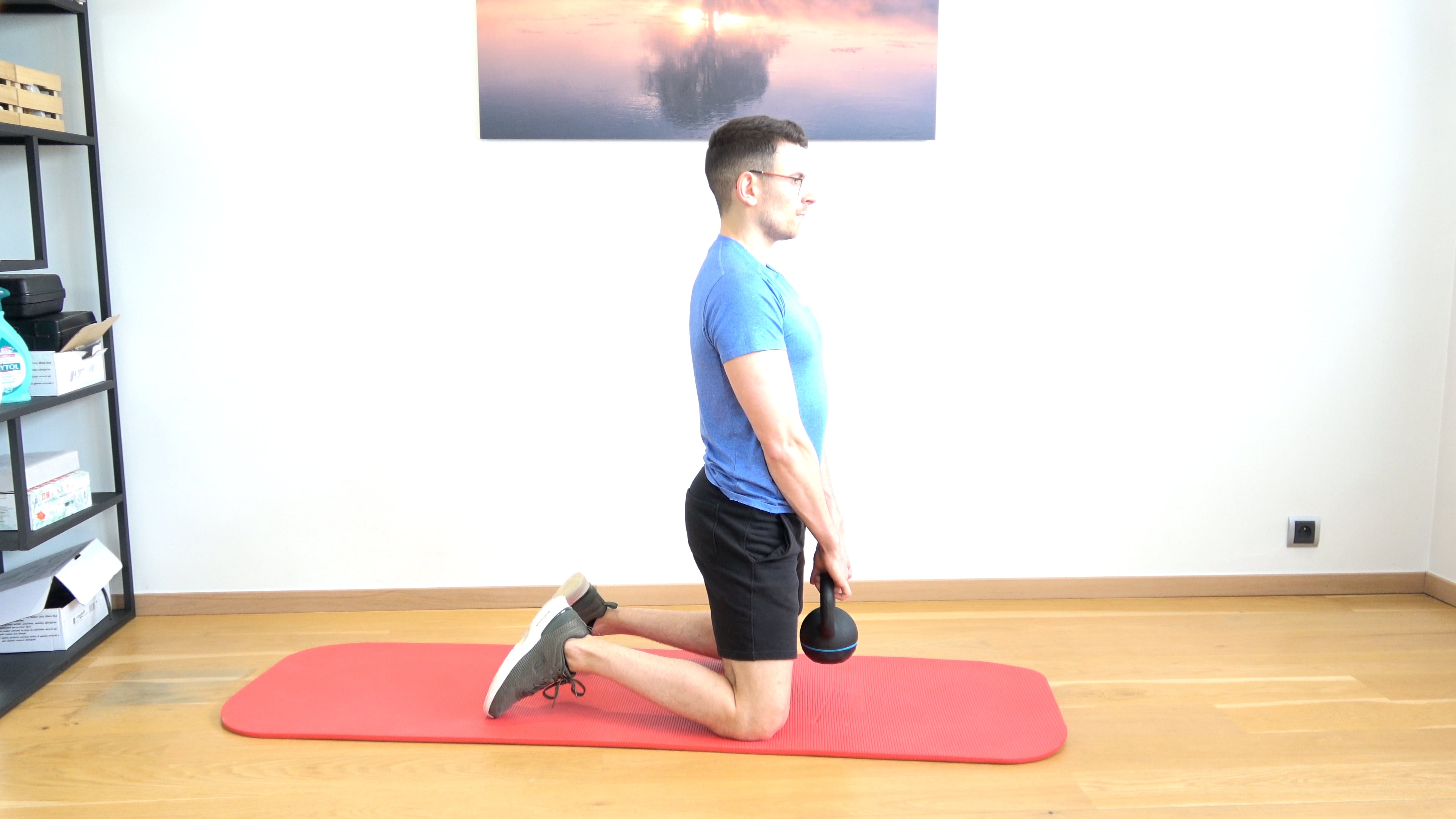 Vidéo d'exercice - Travail port de charge avec kettlebell