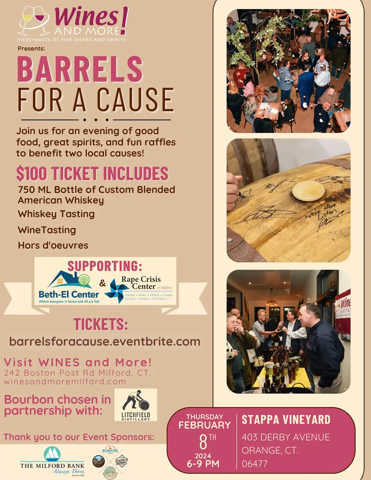 Barrels For A Cause 2024 - Supporting Rape Crisis Center of Milford ...