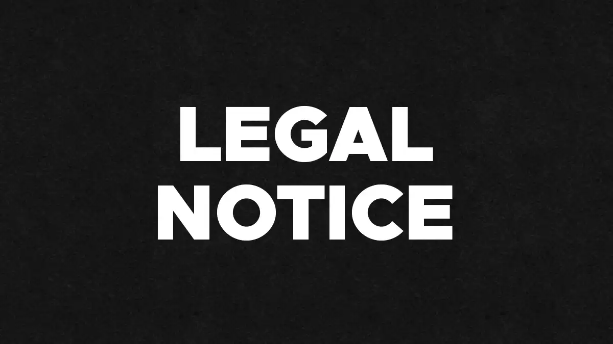 Tax Collector’s Legal Notice Town of Orange, CT