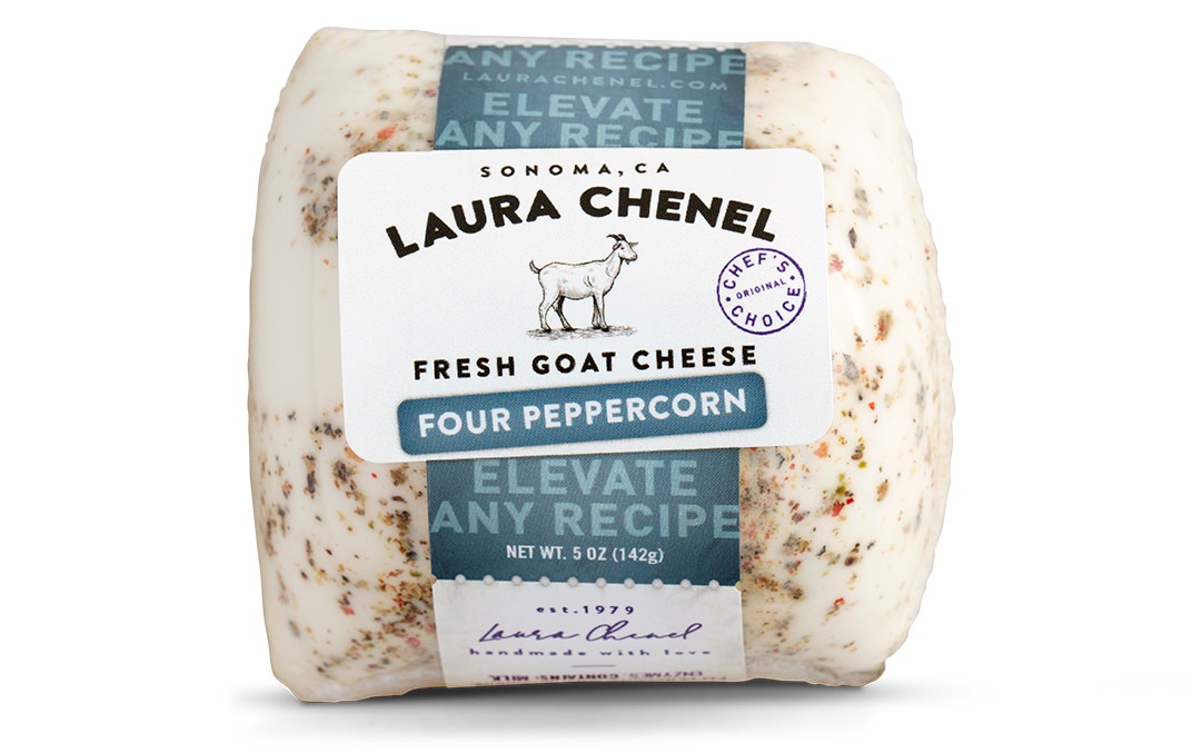 Laura Chenel Fresh Goat Cheese Four Peppercorn