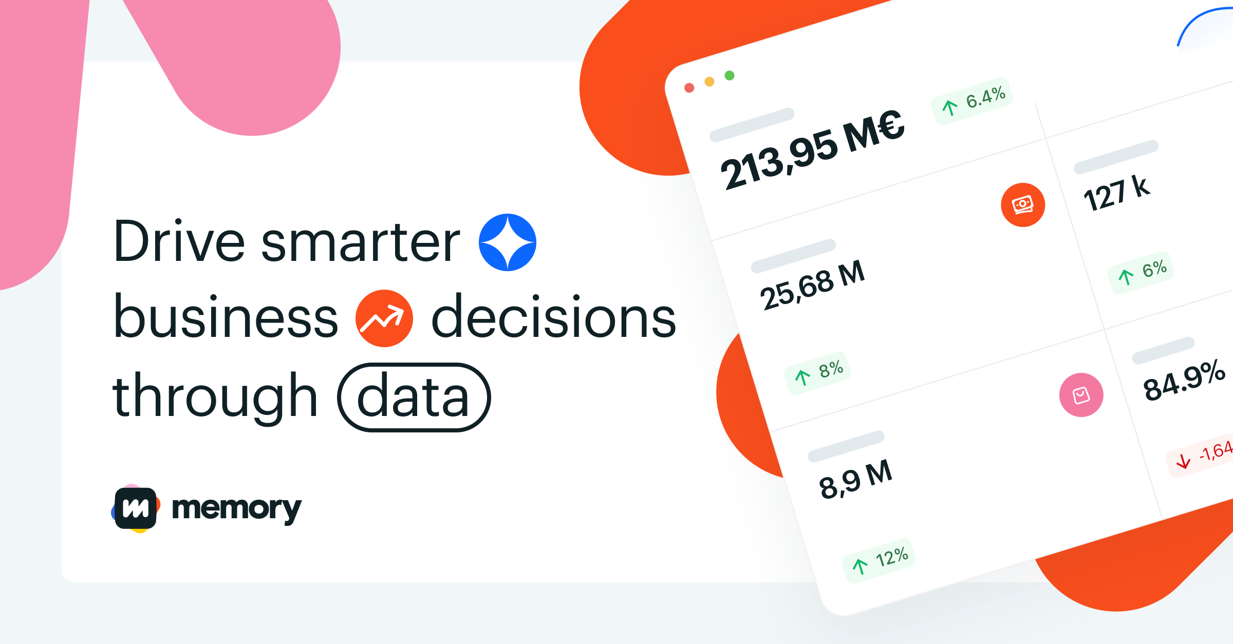 Drive smarter business decisions through data - Memory