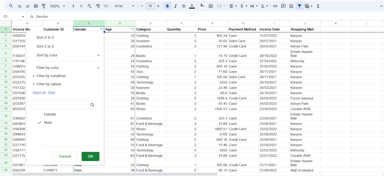 How to Categorize Data in Google Sheets