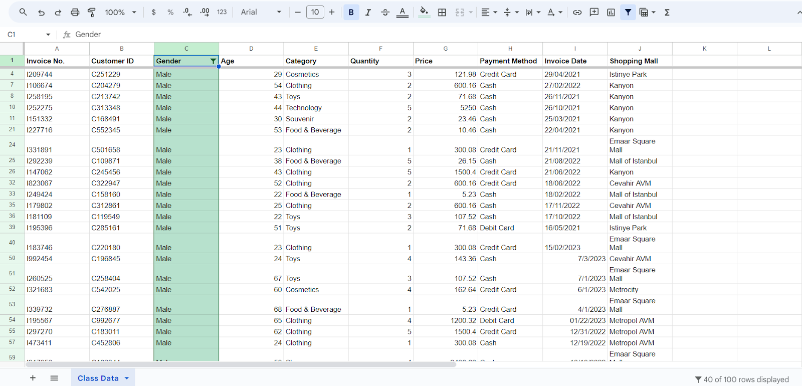 How to Categorize Data in Google Sheets