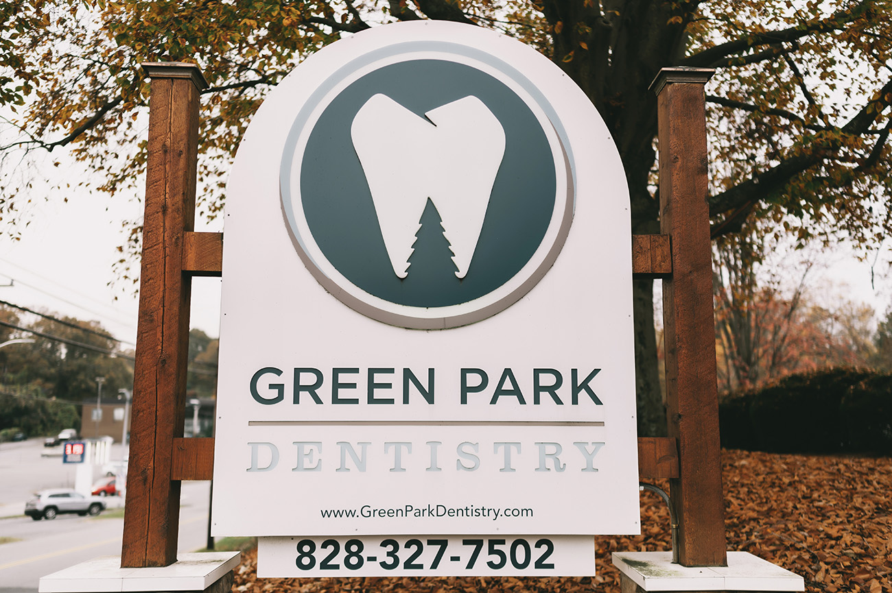 Green Park Dentistry sign outside of building