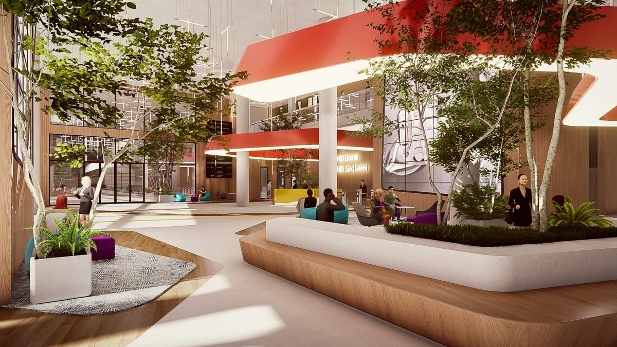HD Bank Office | Full Interior Office Design