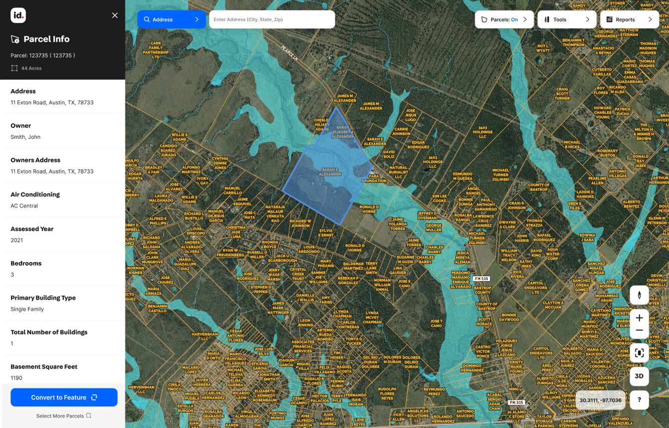 Land Id Land Identity Property Mapping