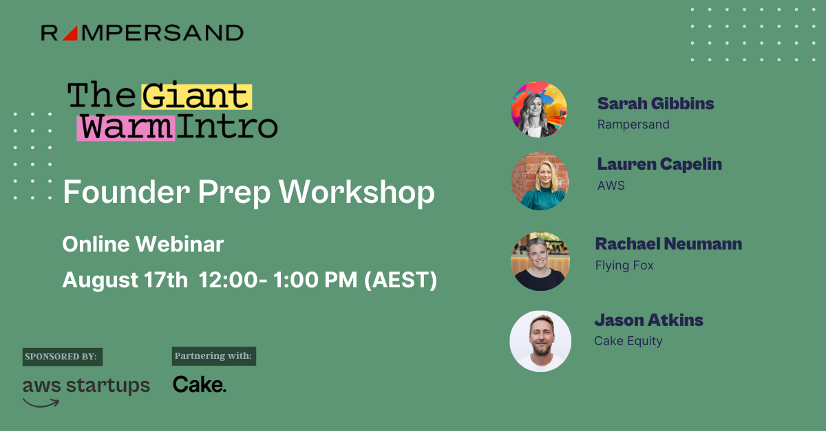 Giant Warm Intro - Founder Prep workshop