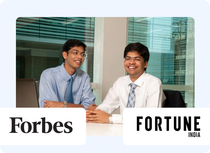 Abhinav Aggarwal and Raghav Aggarwal featured on Forbes 30 Under 30 Asia list