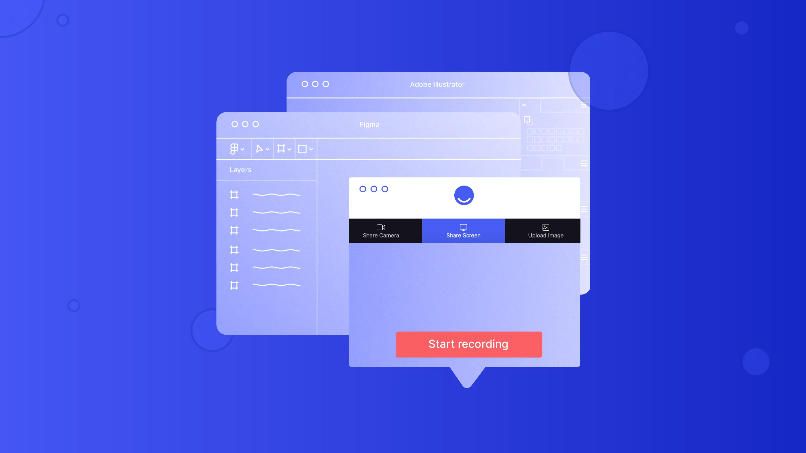 video presentation recording yourself and your screen