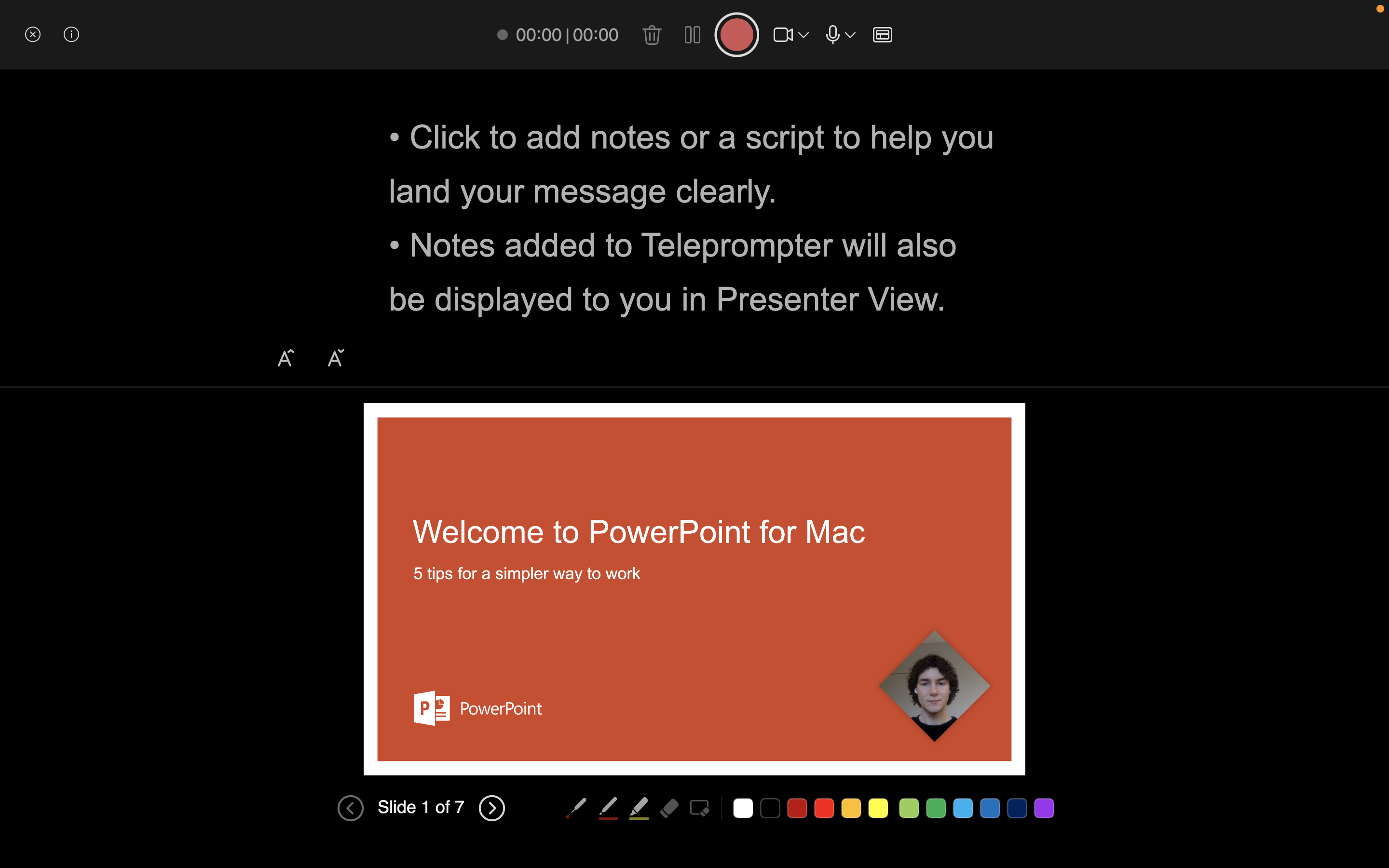 how to record yourself presenting a powerpoint presentation