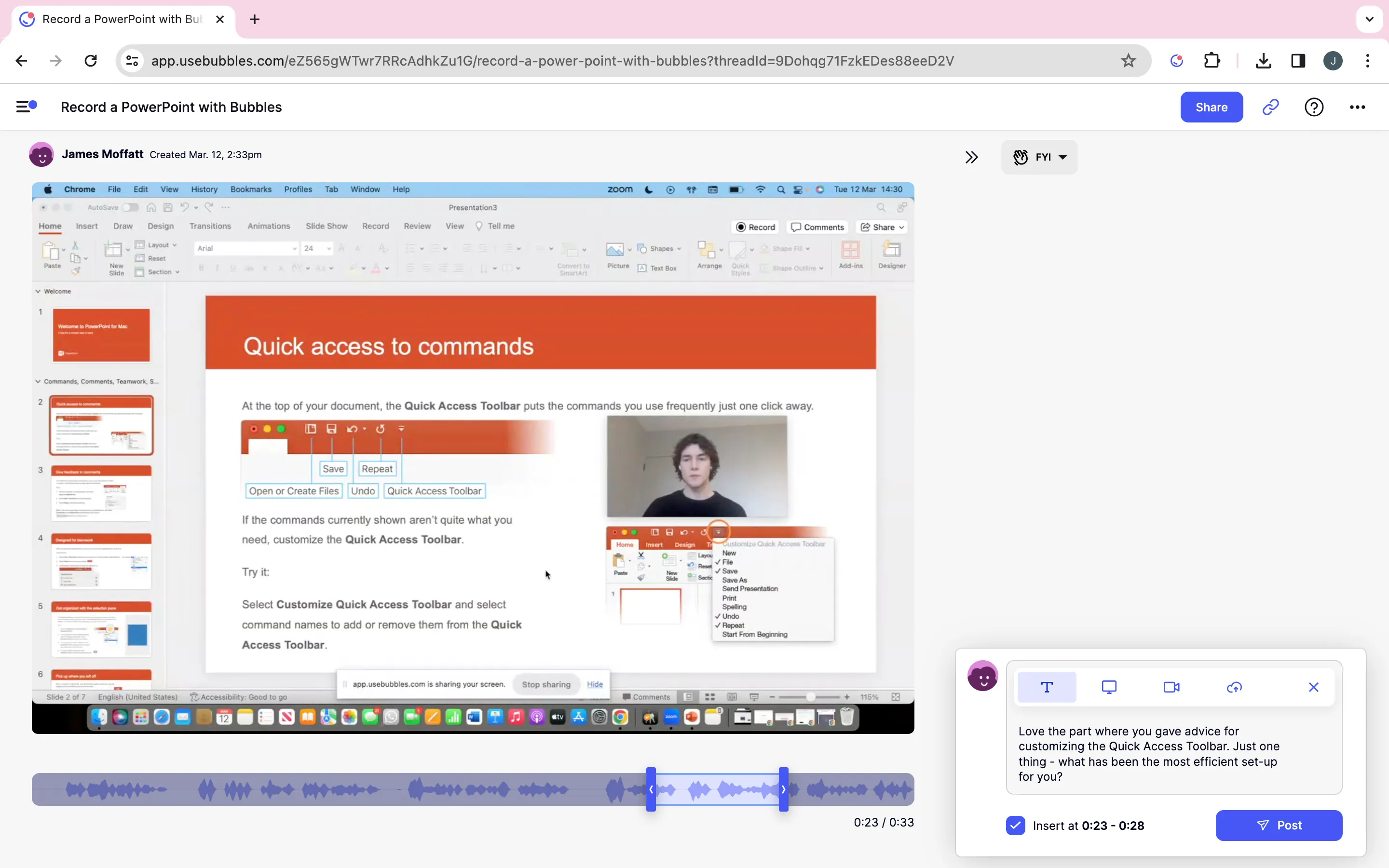 video presentation recording yourself and your screen video presentation recording yourself and your screen