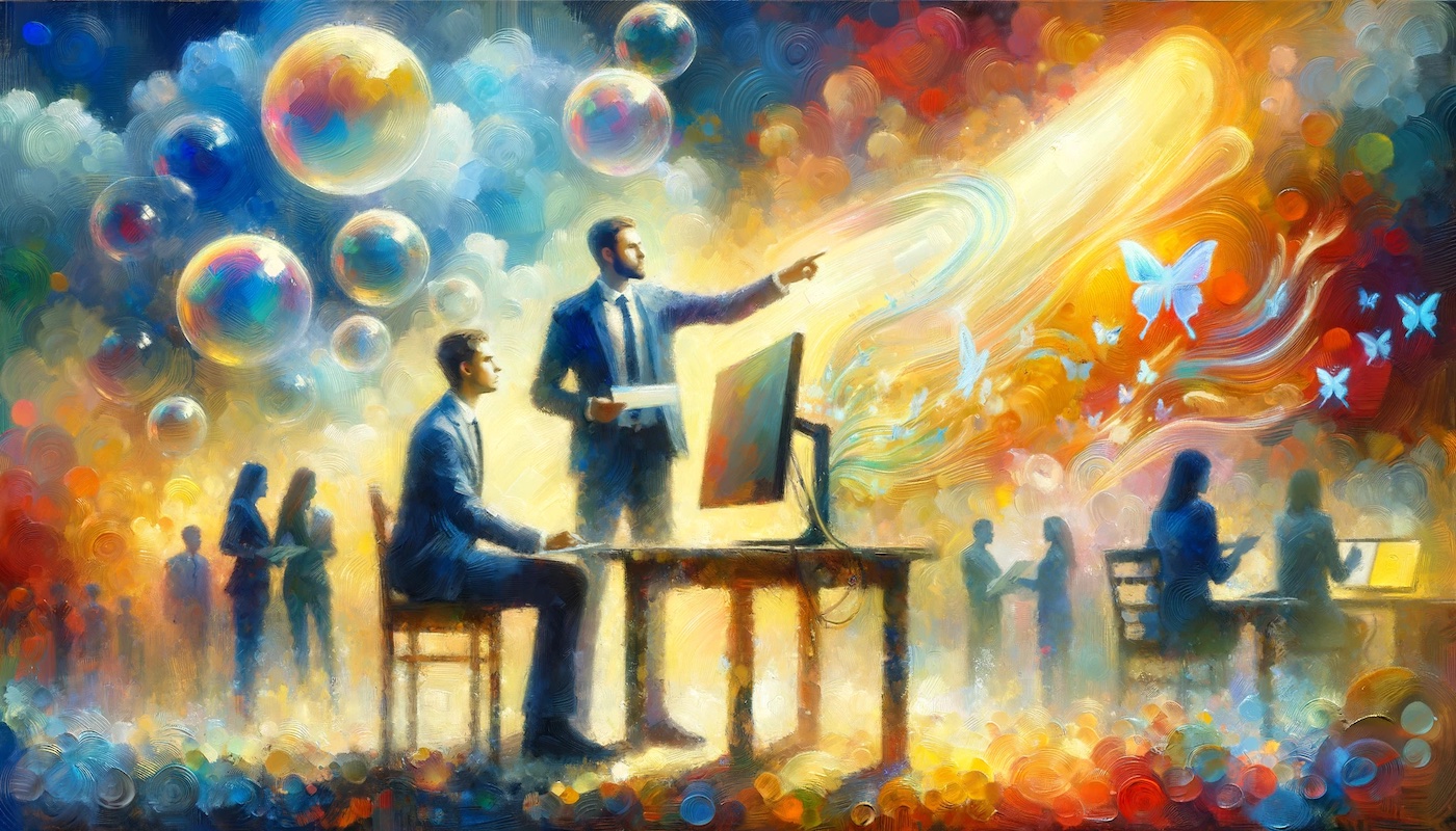 record presentation with presenter video