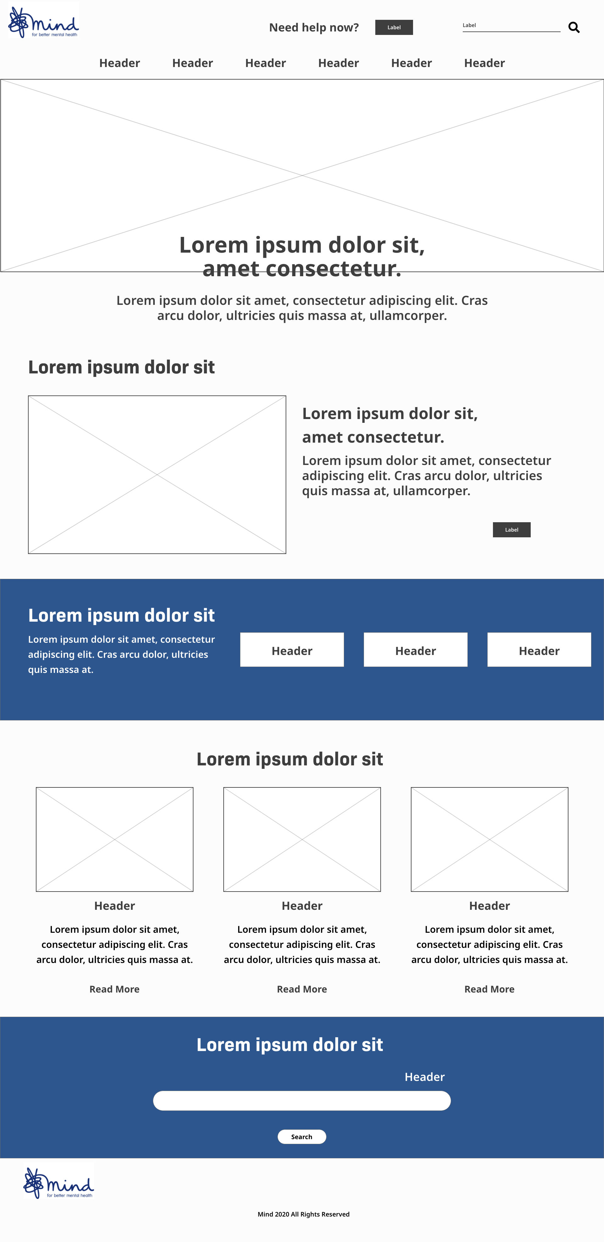 low-fi wireframe