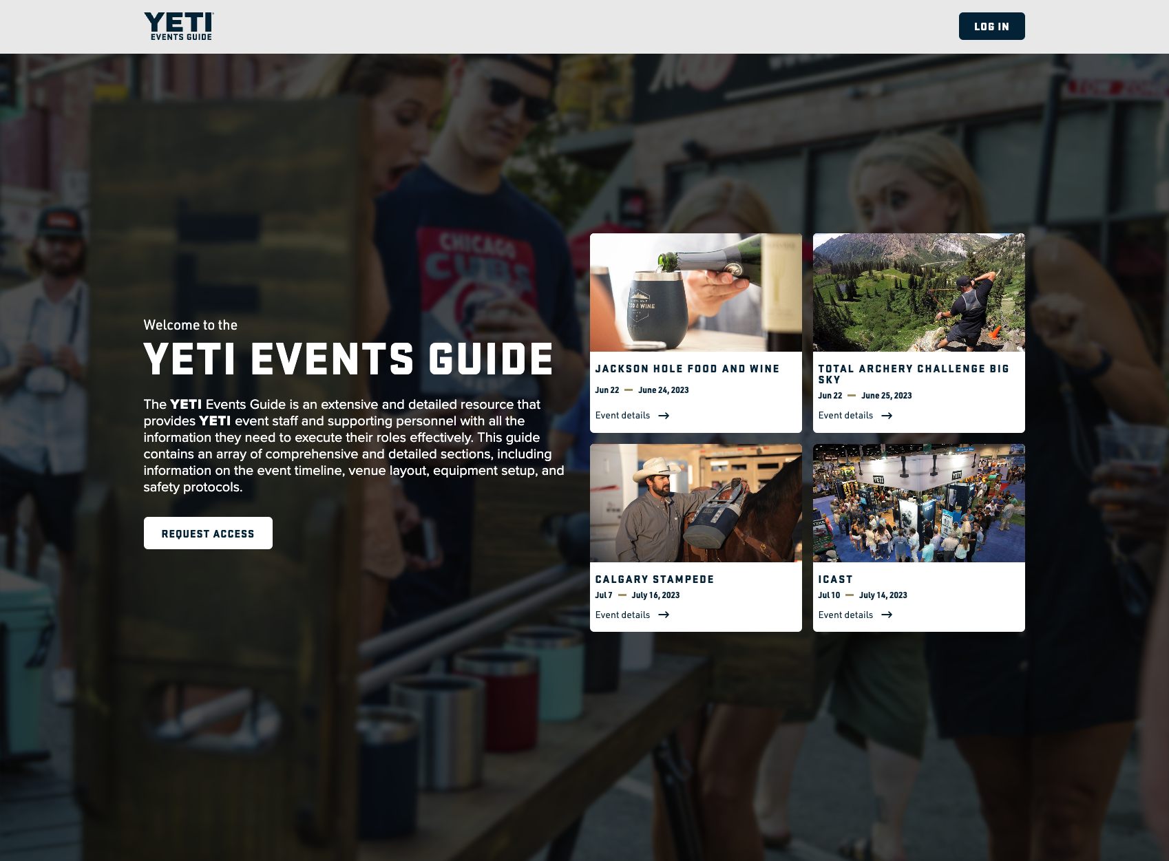 YETI Events Guide by Milhoan Design Many