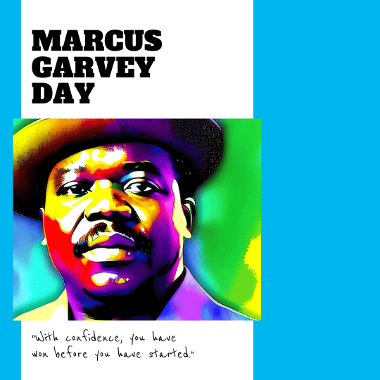 Free Marcus Garvey Day Communication Templates