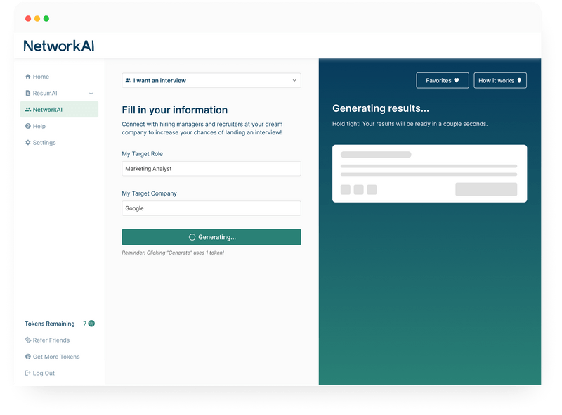 WonsultingAI NetworkAI Start Networking AI