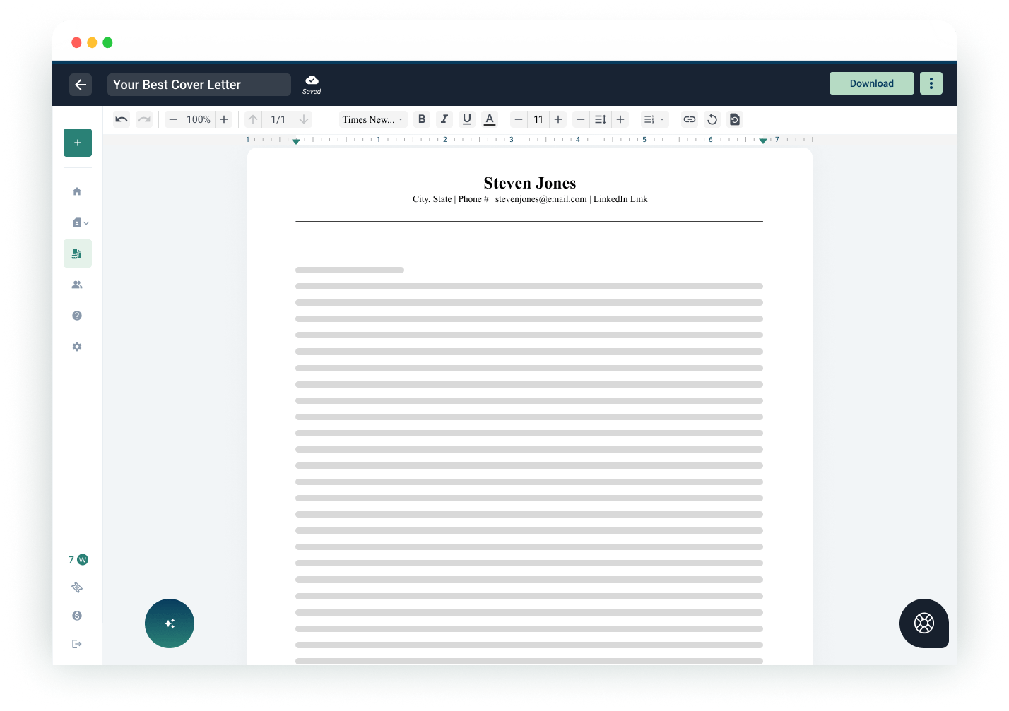 Wonsultingai coverletterai cover letter ai generator