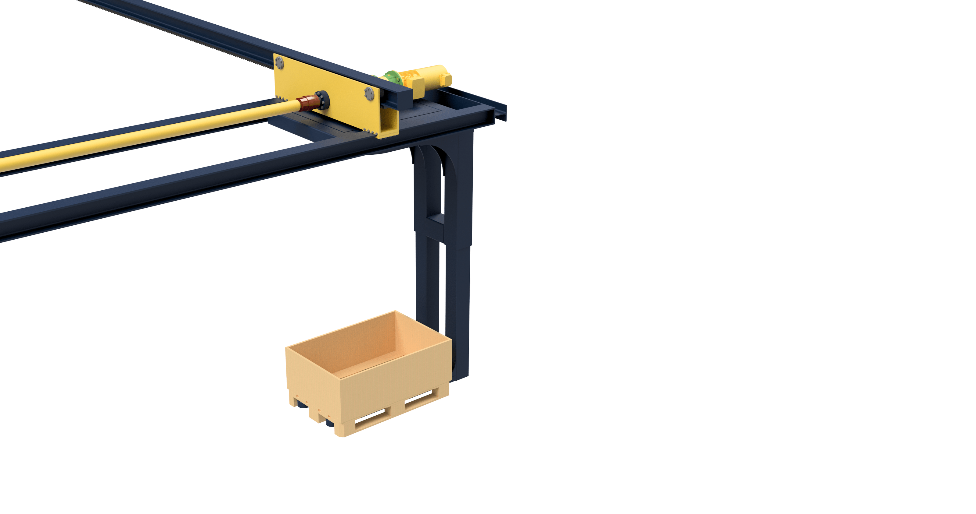 Gantry System Guide Rack Gantry Crane system - Deck handling and cargo solutions - Ulmatec
