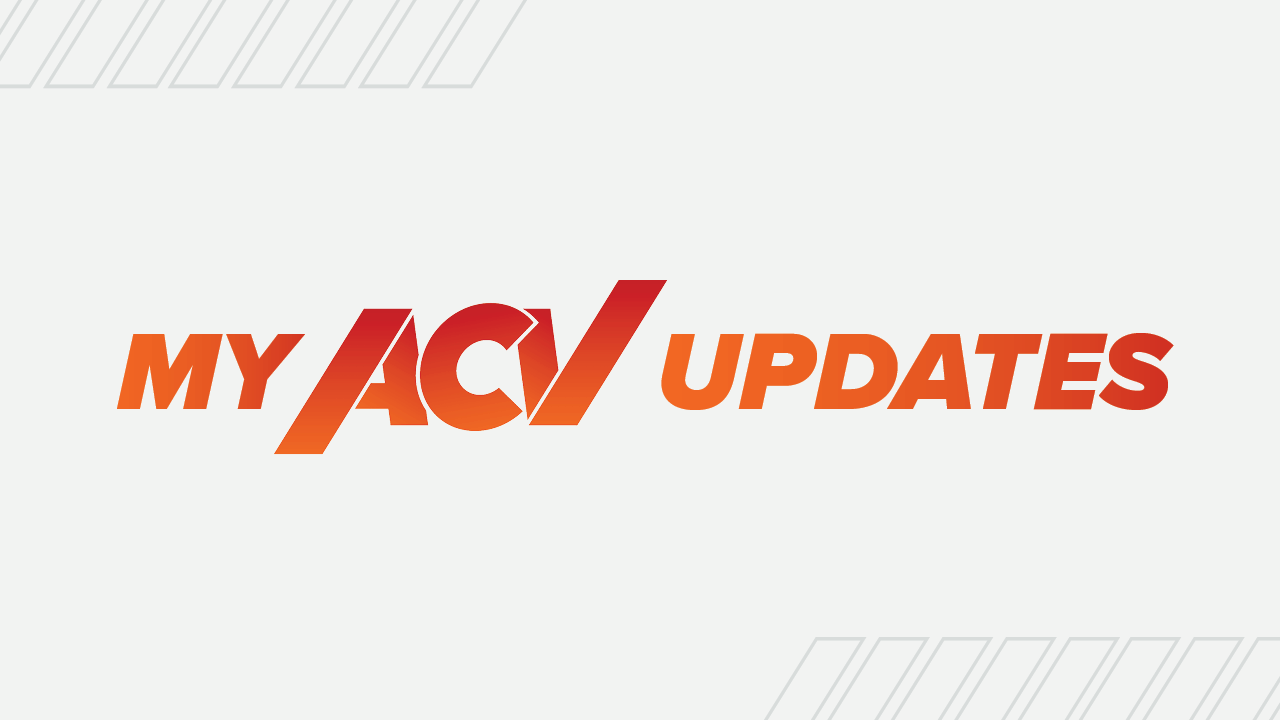 My ACV Updates