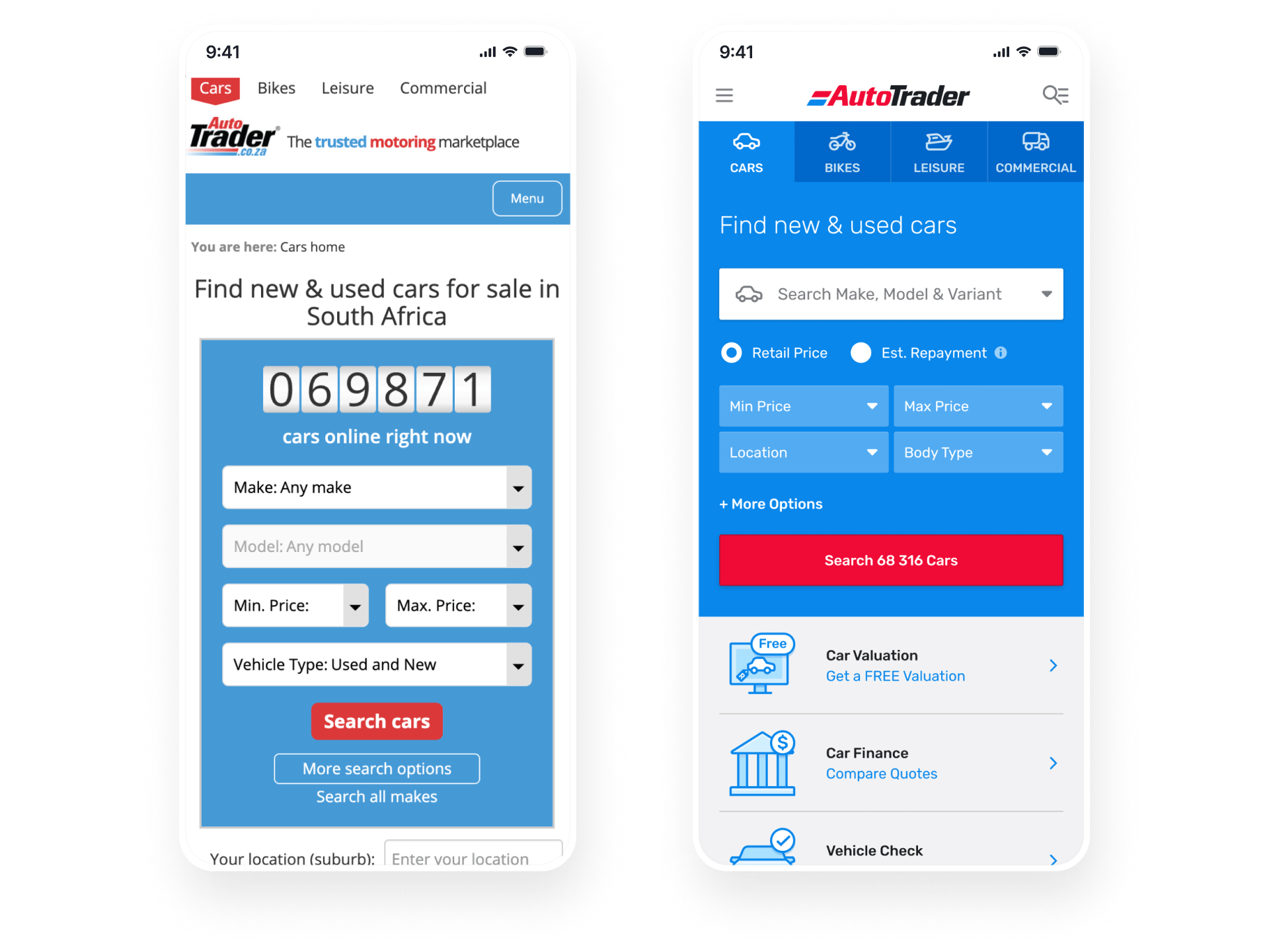 AutoTrader Website Design | Now Boarding Digital