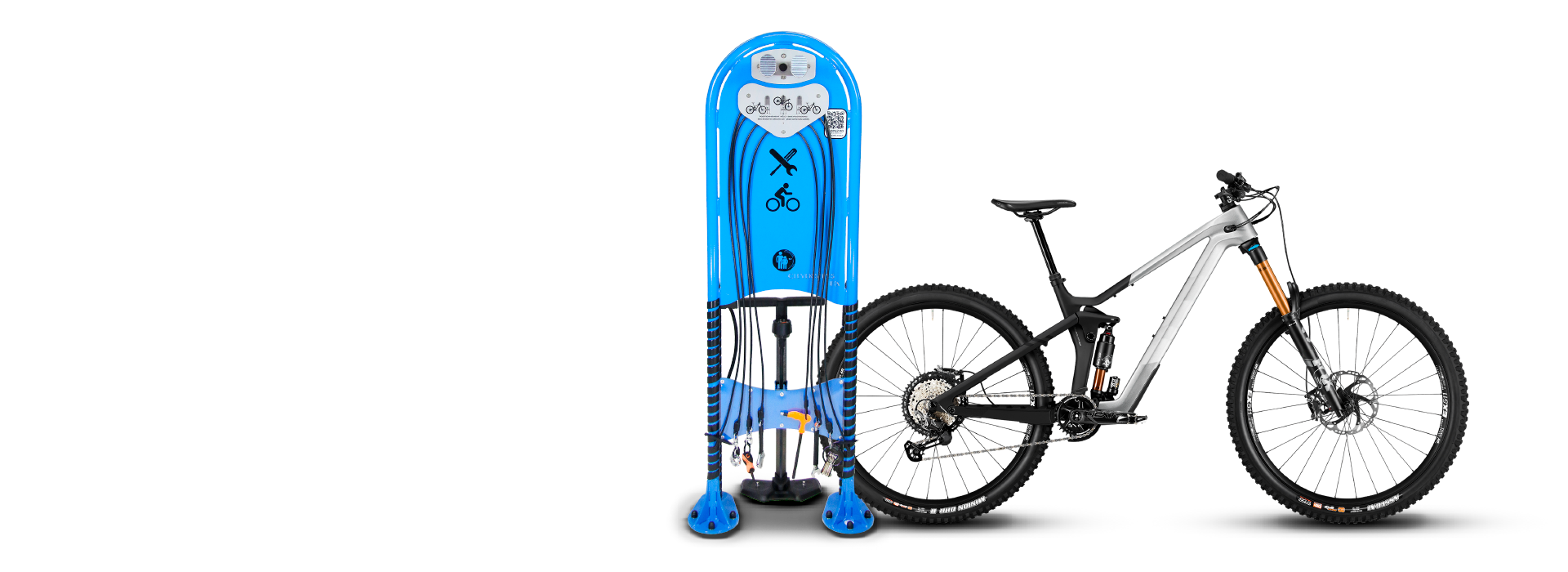 Station de gonflage et de réparation vélos - Urbanéo