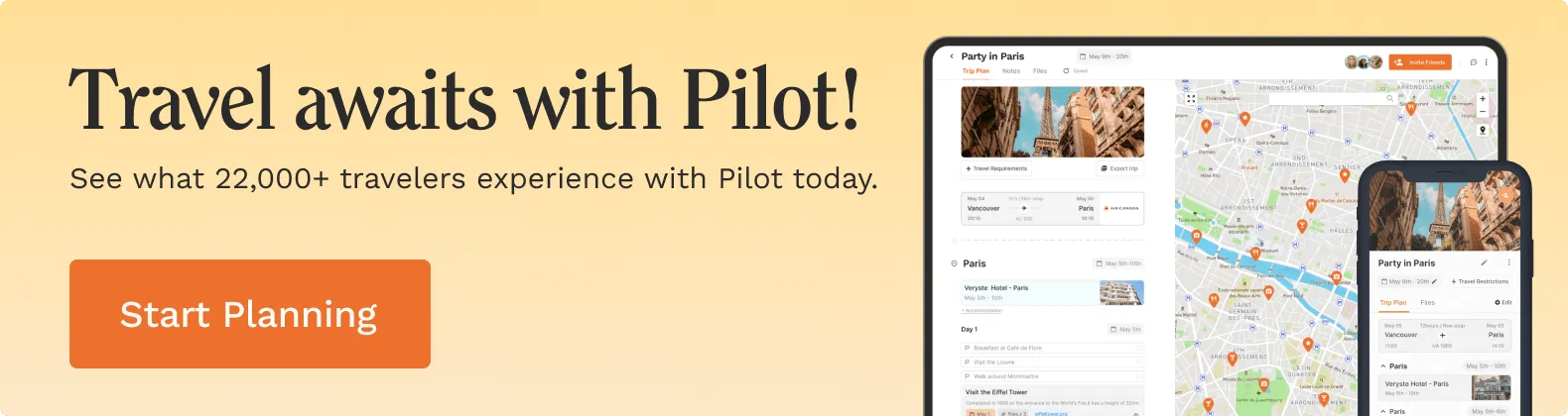 Pilot - A Social Trip Planner - Banner